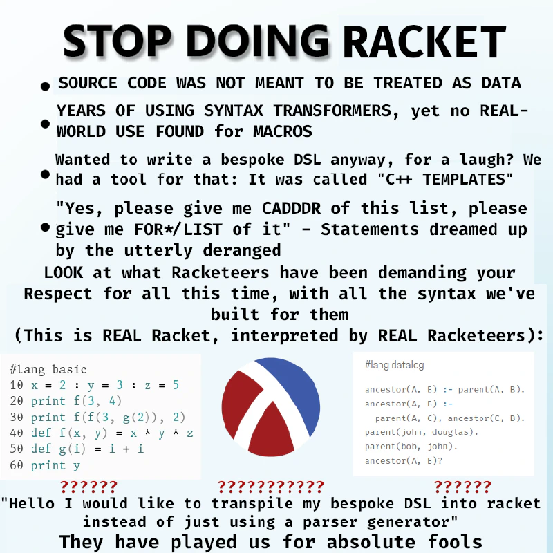 This is real Racket, done by real Racketeers.